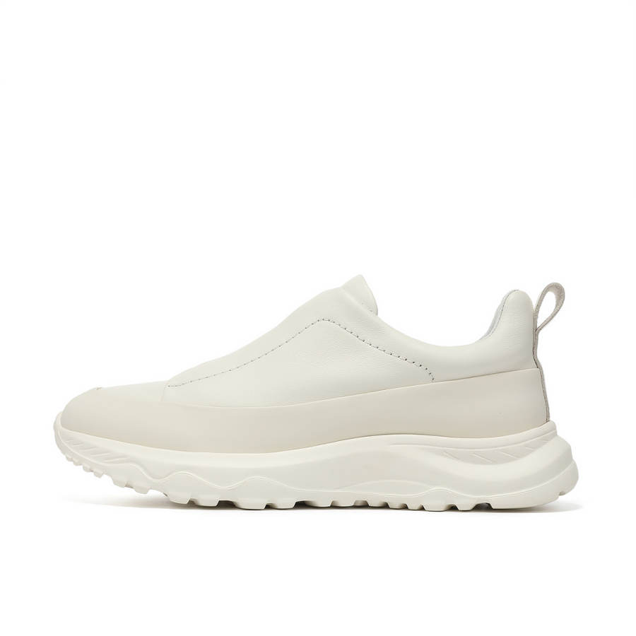 Millies MILLIE'S Top Grain Cow Leather Abrasion Resistant Low top Casual Shoes Men's White