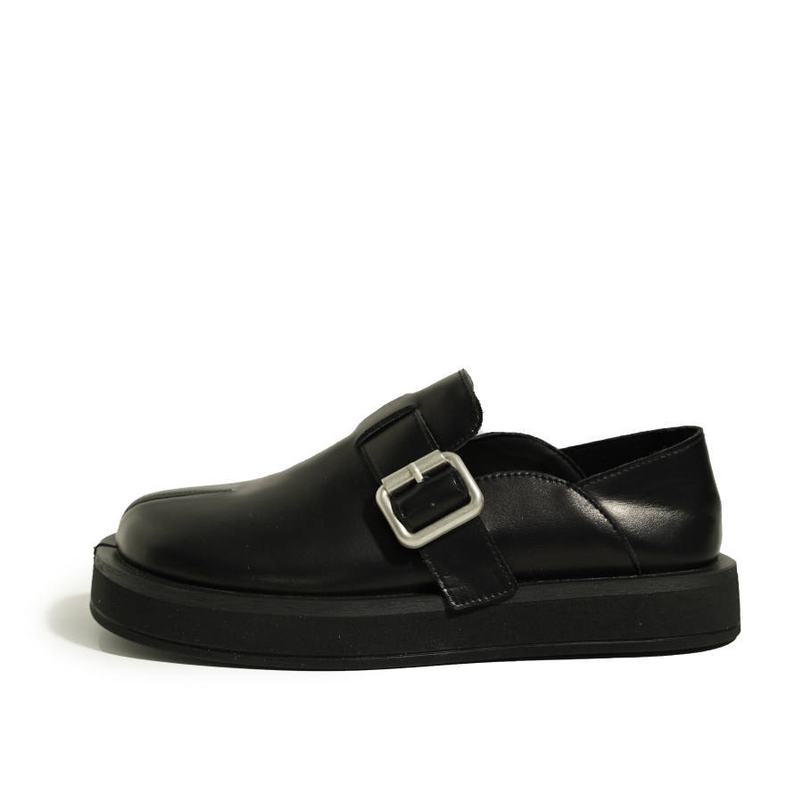 MAYOUYOU Cow Split Leather Casual Shoes Women's Black