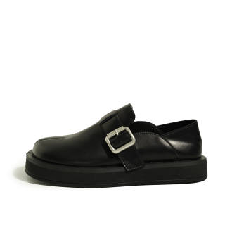 MAYOUYOU Cow Split Leather Casual Shoes Women's Black