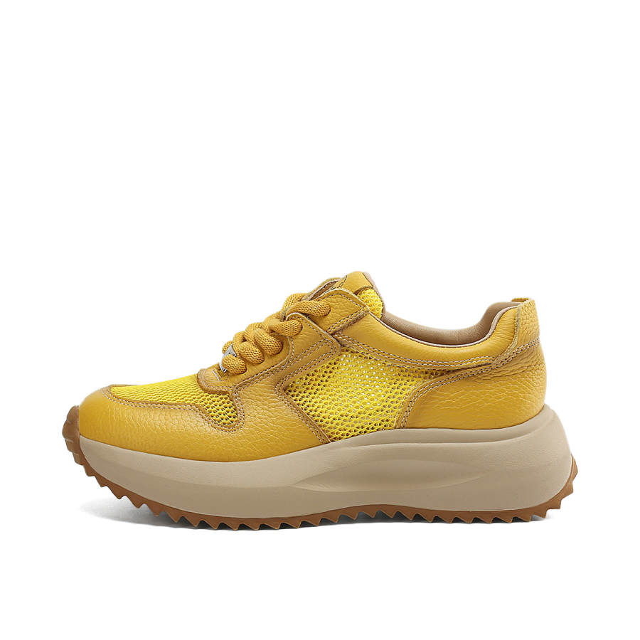 OCCAMAN Cow Leather Breathable Lightweight Breathable And Lightweight Low top Casual Shoes Women's