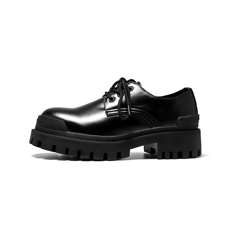 CHILANG CHILANG Microfiber Leather Casual Shoes Men's Black
