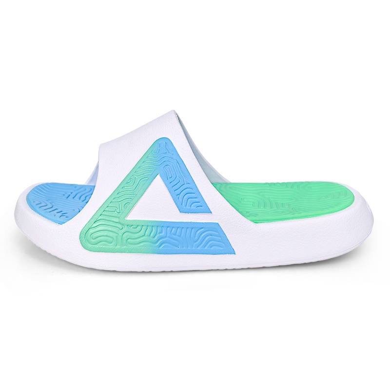 PEAK Tai Ji1.0 Slide Slippers Unisex White Green Blue