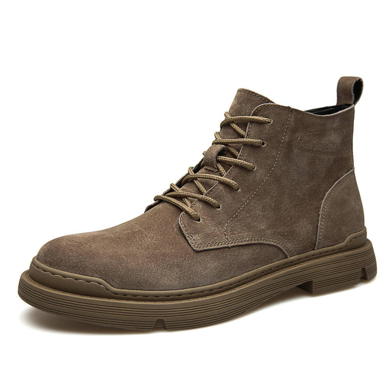 EGCHI Combat Boots Men's Khaki