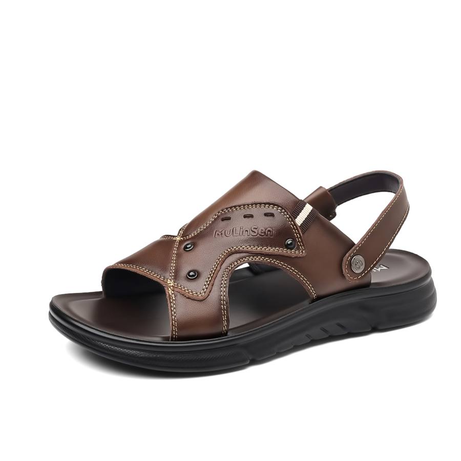 Mulinsen Beach Sandals Men's Black/Brown