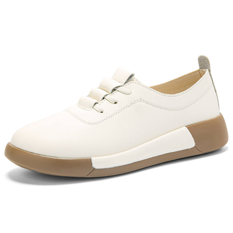 Reivantix Reivanti Microfiber Leather Casual Shoes Women's White