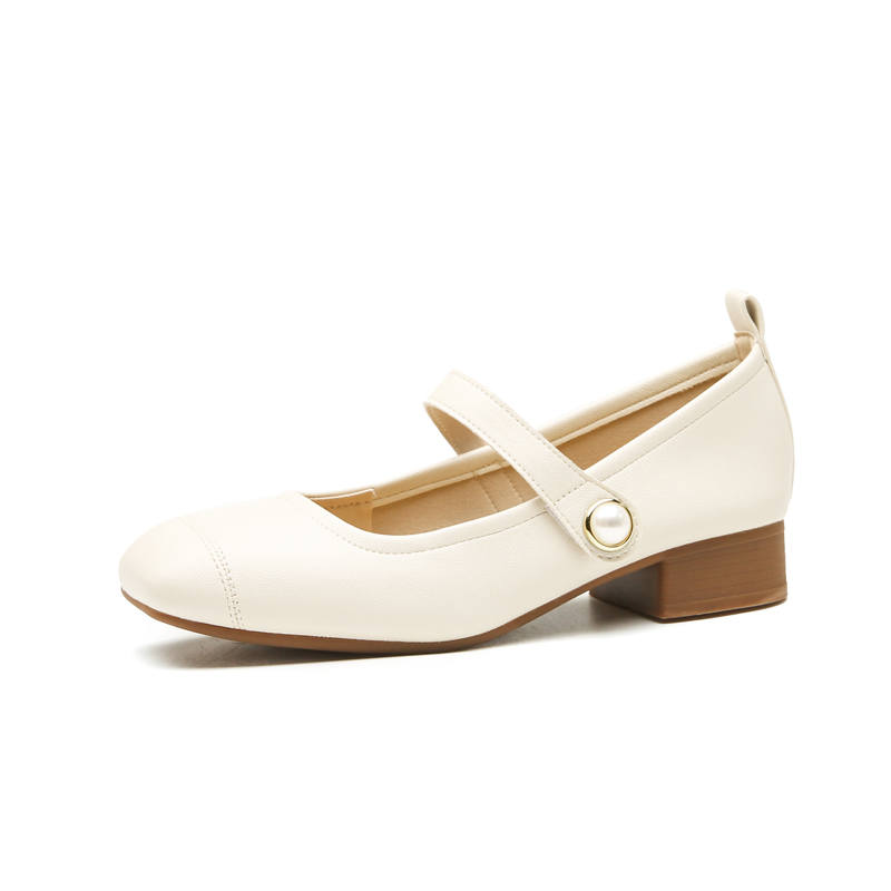 ZUOMILUO Chunky Heel Mary Jane Shoes 3cm Women's