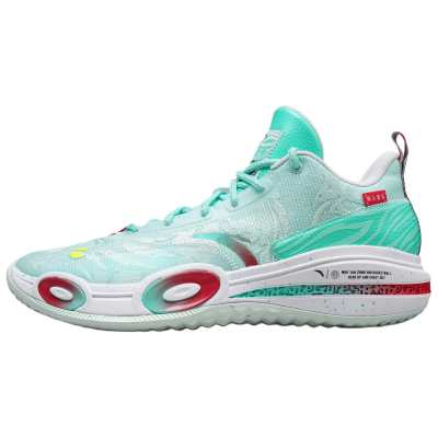 OCCUPY ANTA x OCCUPY Raid 1 Azure Dragon Cushioning Slip Resistant Low top Basketball Shoes Men's Green