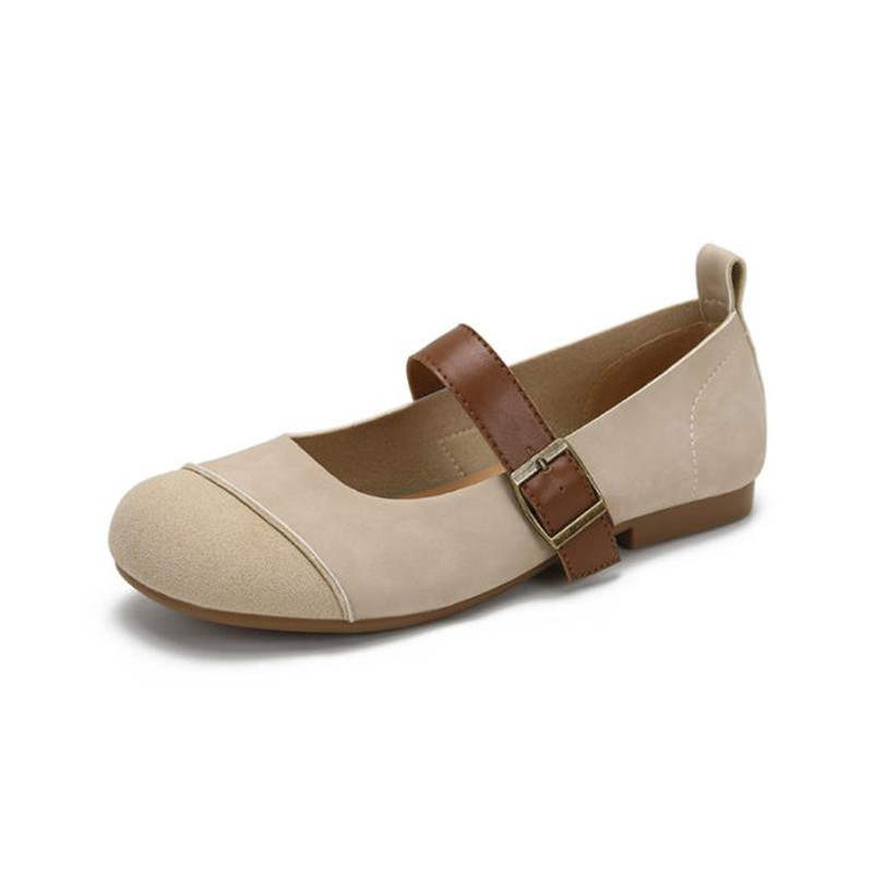 TATAYA Mary Jane Shoes Women's Apricot