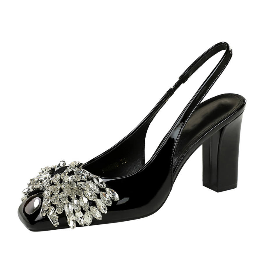 YAFEI XUANYU Chunky Heel High Heels 8.5cm Women's
