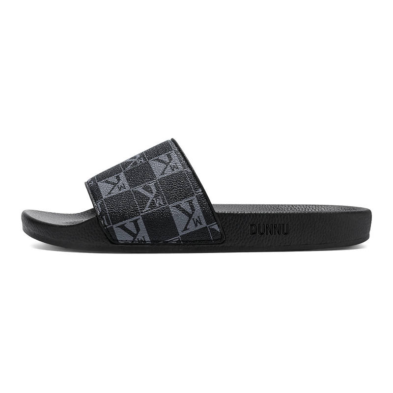 DUNNU DUNNU Slide Slippers Men's Black