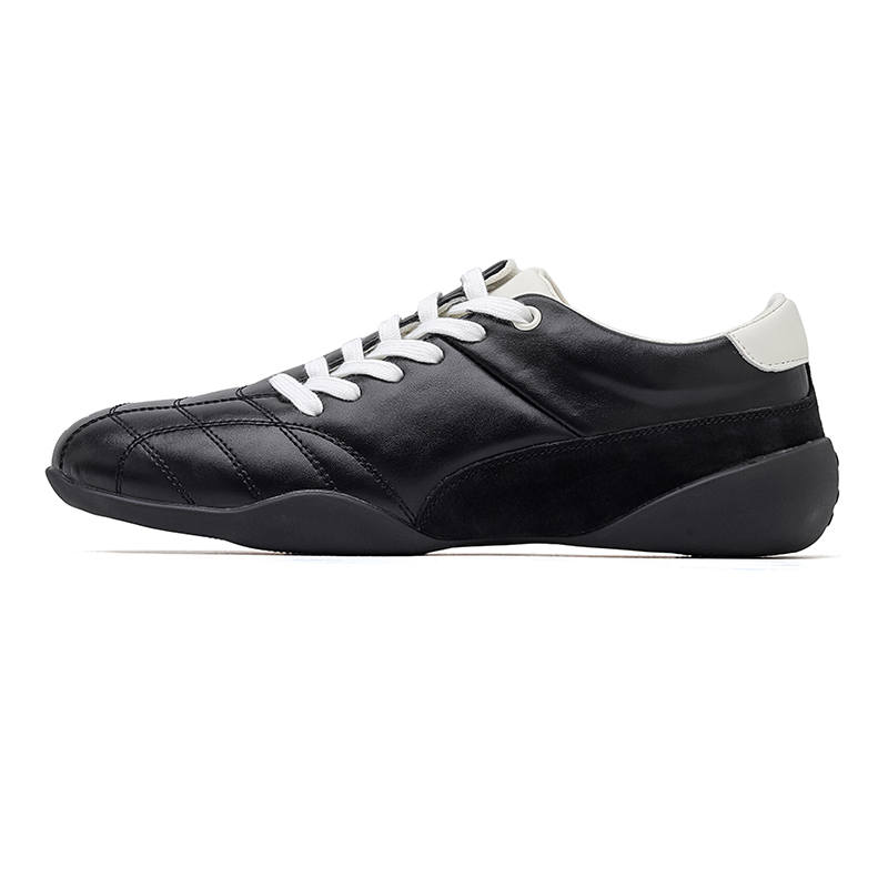 CHILANG German Army Trainers Low top Casual Shoes Unisex Black