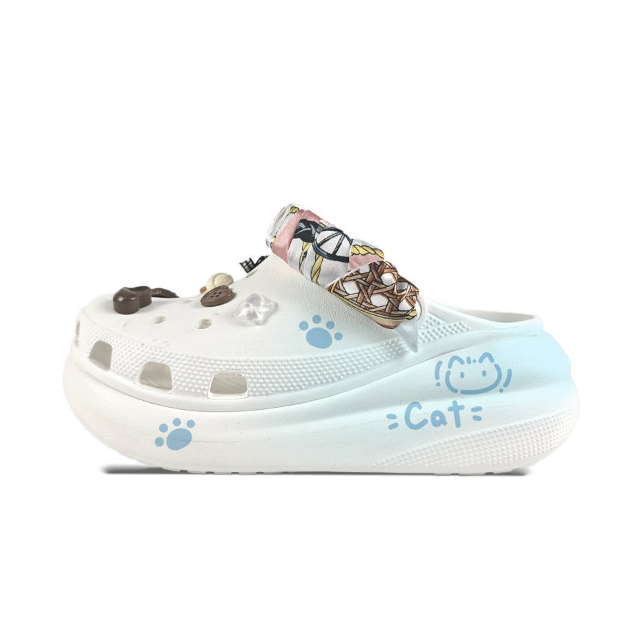 Crocs Crocs Crush Clog EVA Clogs Unisex White