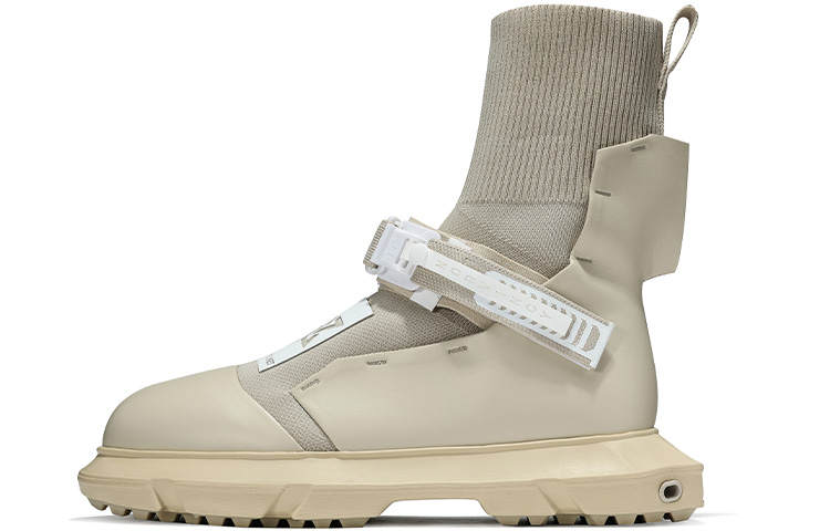 NORVINCY Short Mid Calf Combat Boots Unisex Khaki