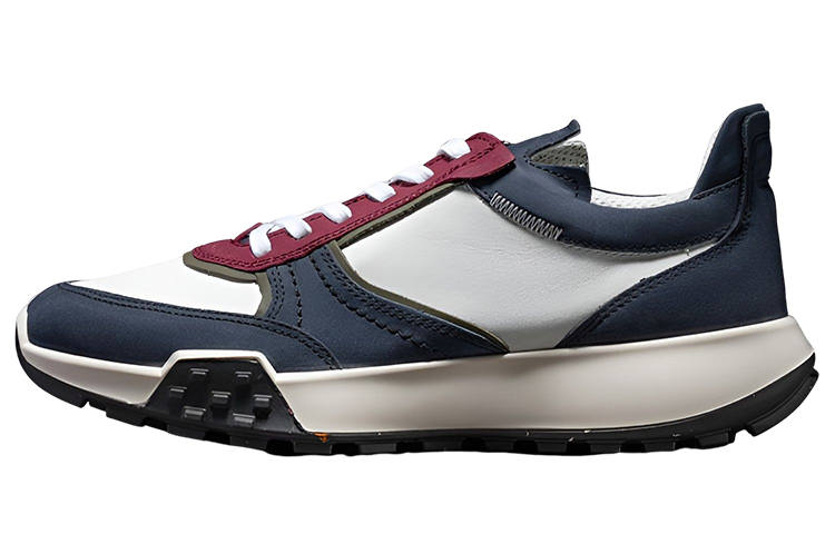 Ecco Abrasion Resistant Abrasion Resistant Low top Sports Casual Shoes Men's Midnight Blue