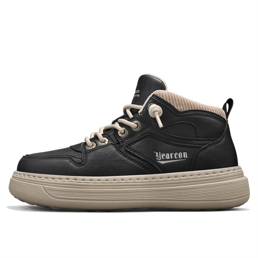 YEARCON Synthetic Leather Mid top Young Trendy Lifestyle Men's