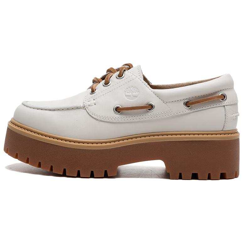 Timberland Urban Outdoors Abrasion Resistant Height Increasing Low top Casual Shoes Women's Beige
