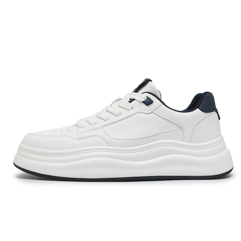 SENGUIBUCK Cushioning Low top Skateboard Shoes Men's White Blue