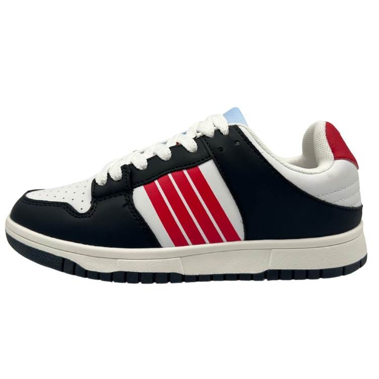 QIANJIN Slip Resistant, Abrasion Resistant, Breathable Low top Skateboard Shoes Unisex Black