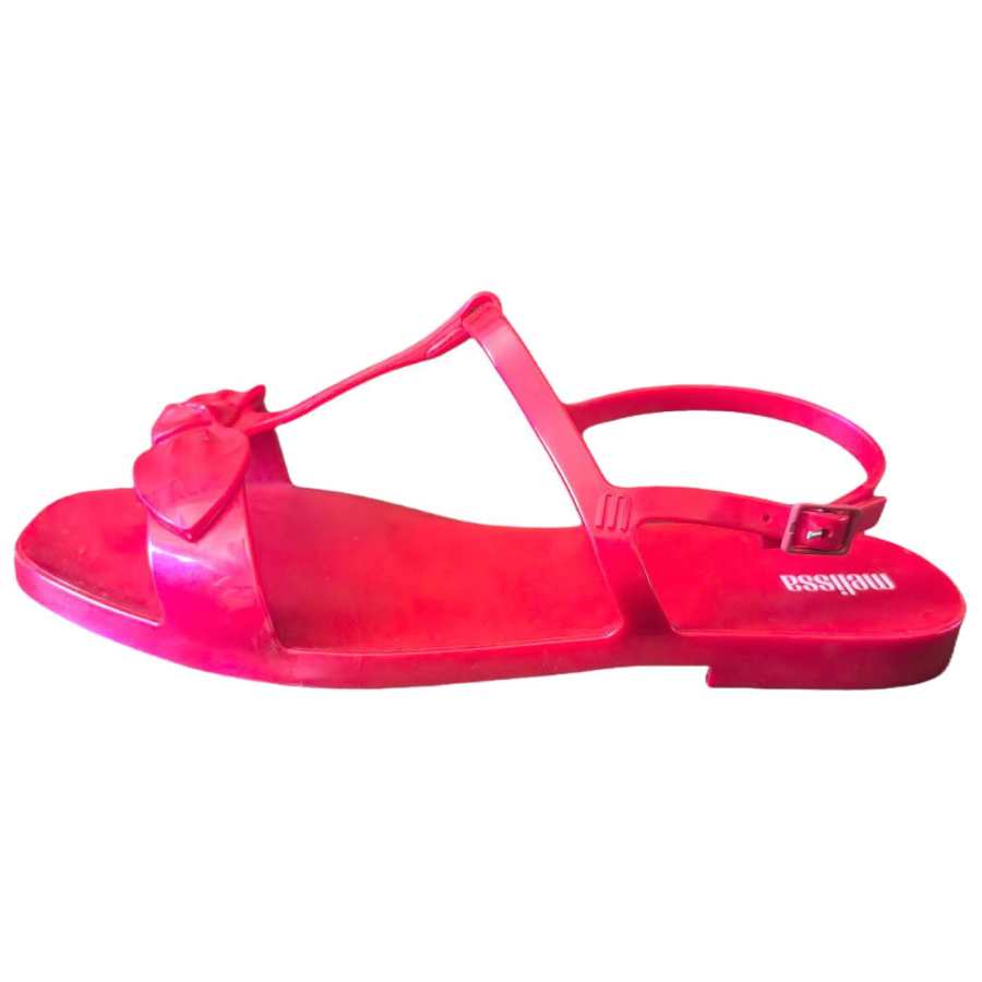 Melissa MELISSA Plastic One Strap Sandals Women's Red