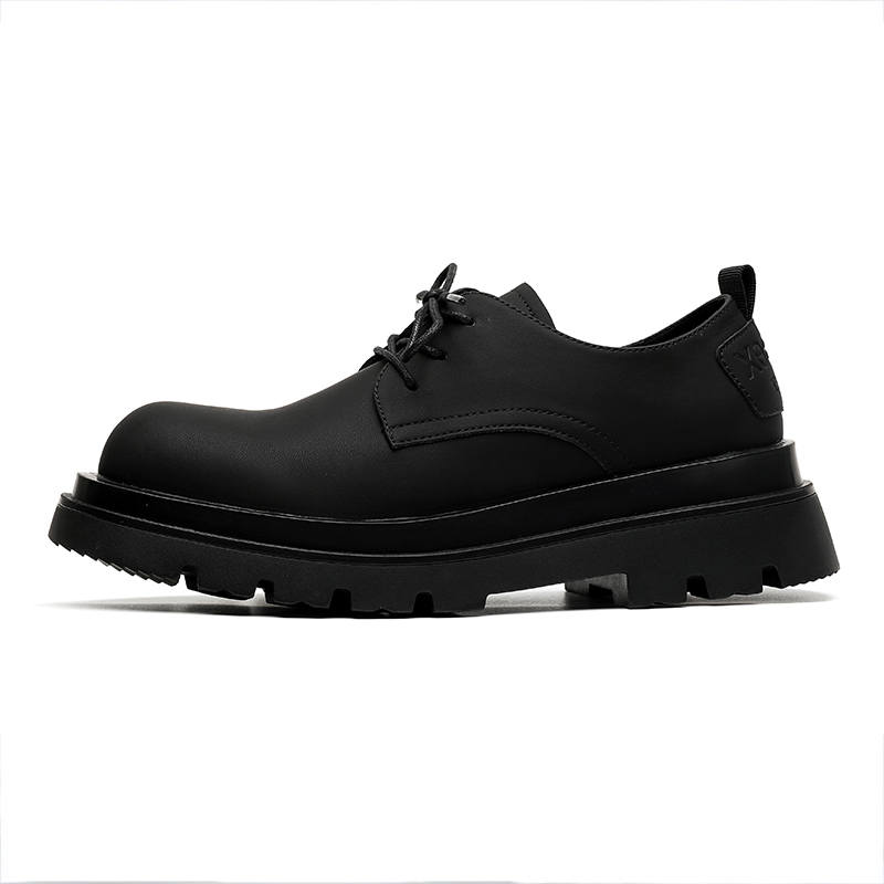 LUOMAIKE Microfiber Leather Casual Shoes Men's Black