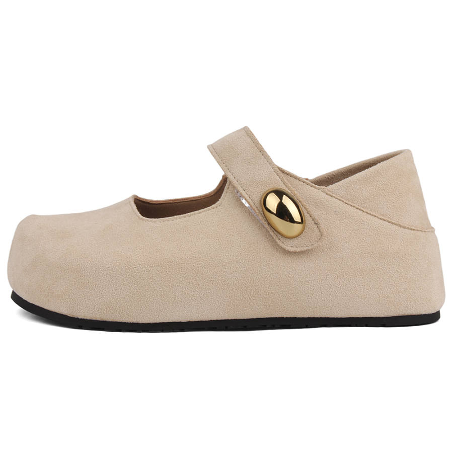 N6N8 Suede Mary Jane Shoes Women's