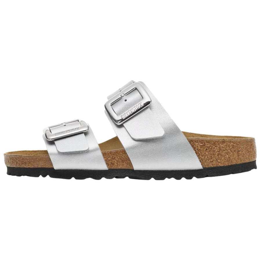Birkenstock Sydney EVA Slide Slippers Women's Silver Narrow
