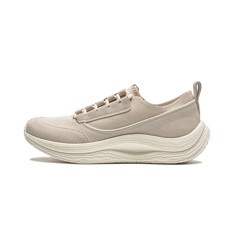 Li-Ning Li Ning Slip Resistant Abrasion Resistant Low top Casual Shoes Unisex Vanilla White