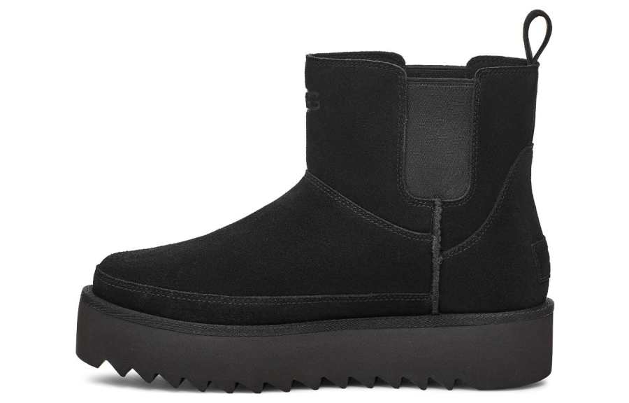UGG UGG Classic Chelsea Platform Mini Boot 'Black' Women's