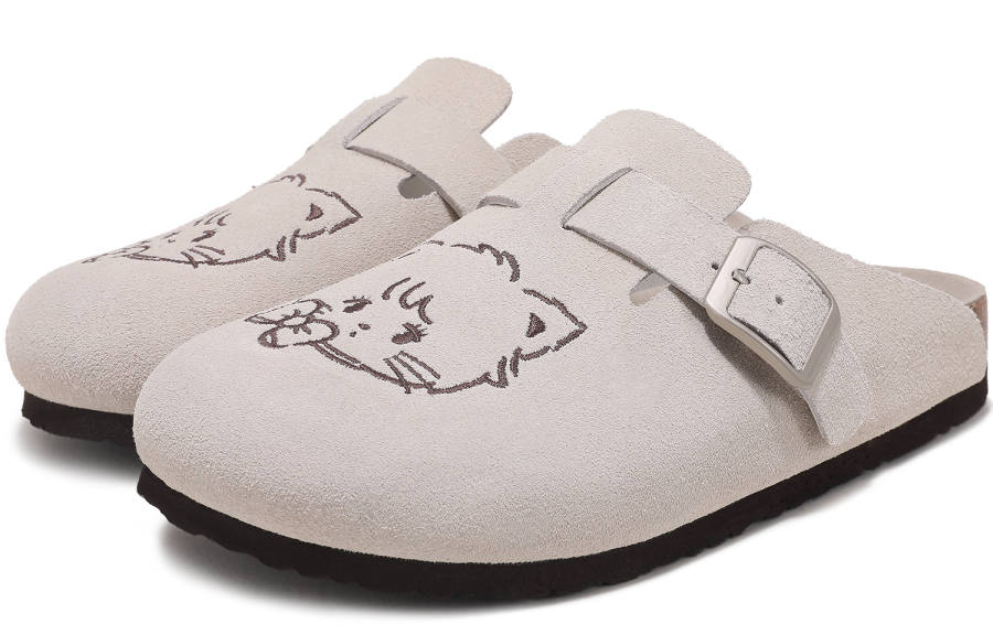 TTKJ x MIKKO ILLUSTRATIONS Birkenstock Shoes Women's Sand Gray