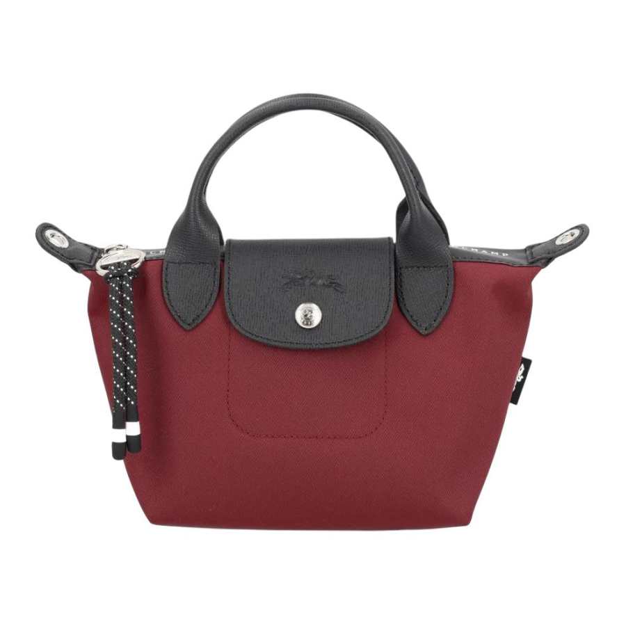 LONGCHAMP Le Pliage Energy Polyamide Canvas Dumpling Bag Handbag Mini Women's Burgundy