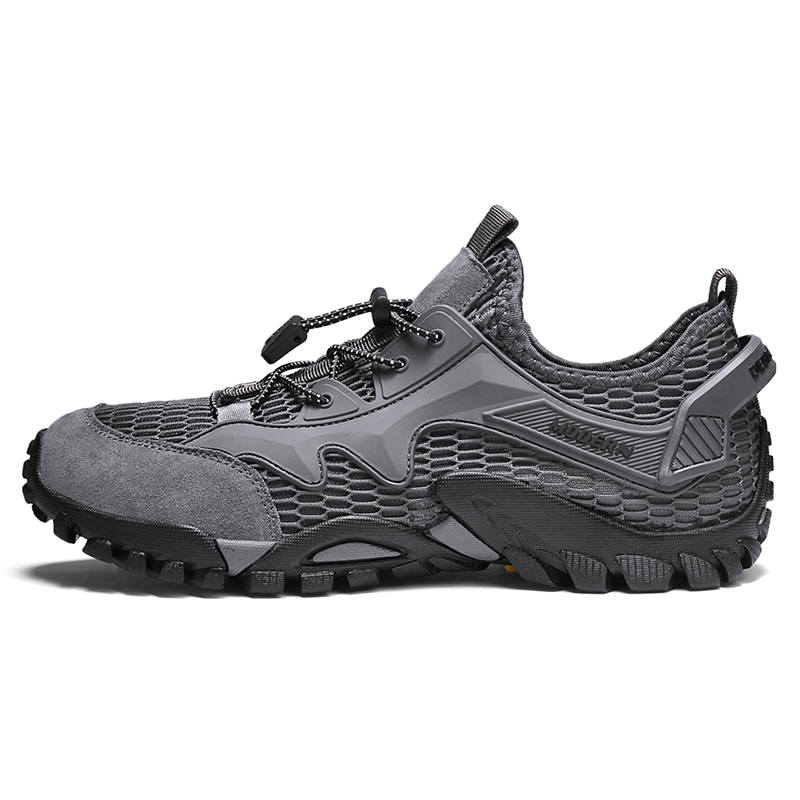 WENNAI Men's Casual Shoes Men's Low Top Gray