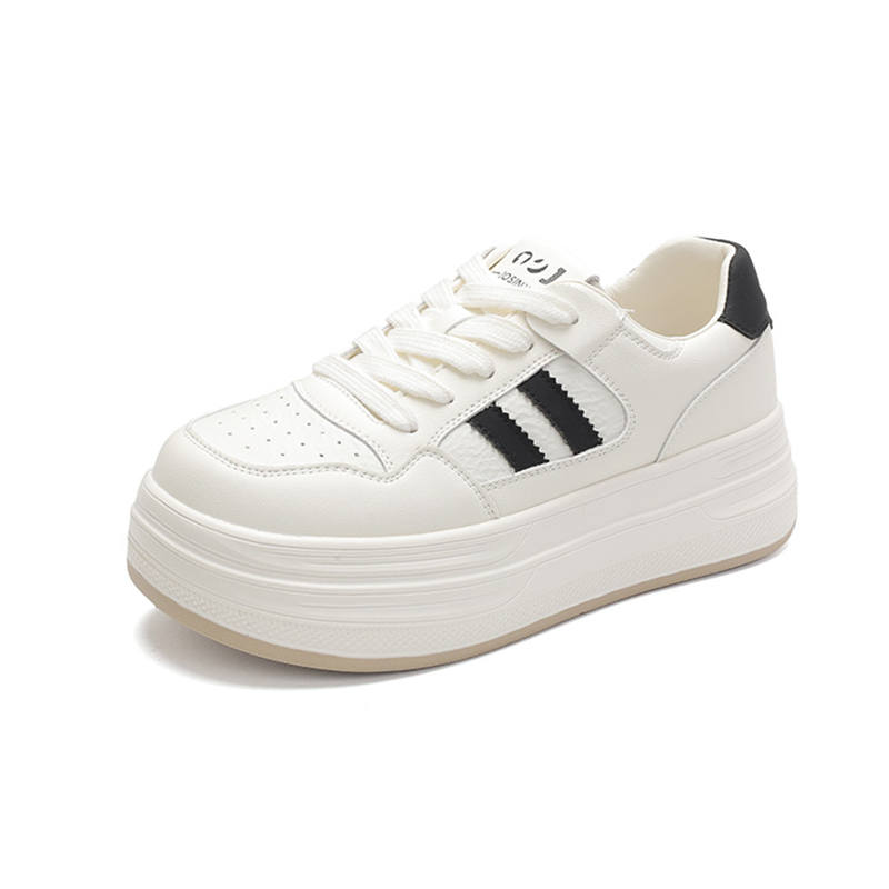 JOSINY Low top Skateboard Shoes Women's Beige/Black