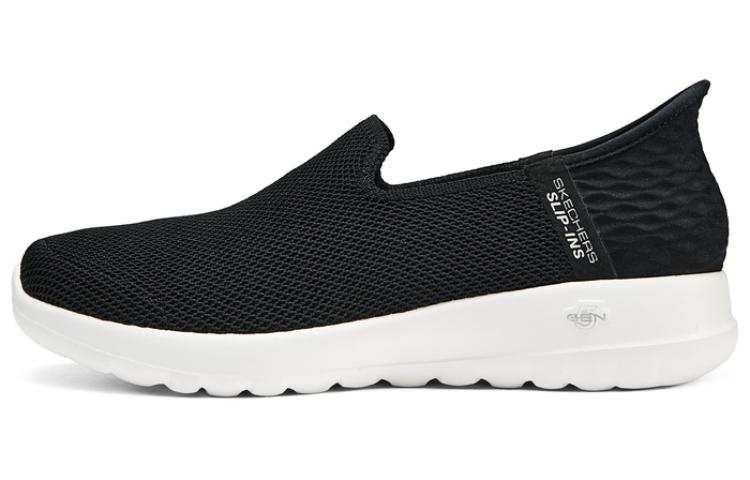Skechers Abrasion Resistant Breathable Low top Walking Shoes Women's Black White
