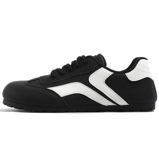 TUOPIN Pai Shoes PU, Textile, Synthetic Leather Lightweight Low top Skateboard Shoes Men's