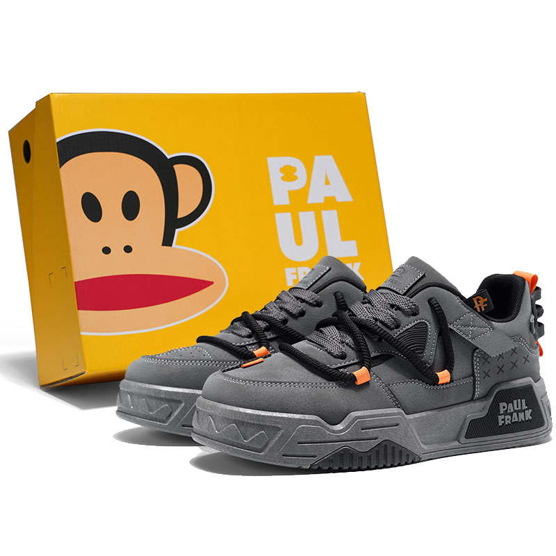 PAUL FRANK TPU Cushioning Lightweight Cushioning Lightweight Low top Skateboard Shoes Unisex
