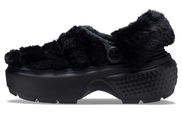 Crocs Crocs Stomp Quilted Clogs 'Black' Women's