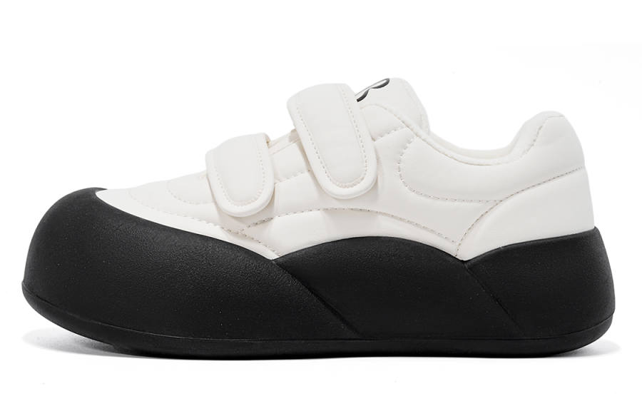 EBLAN Casual Shoes Women's Low Top Beige Black
