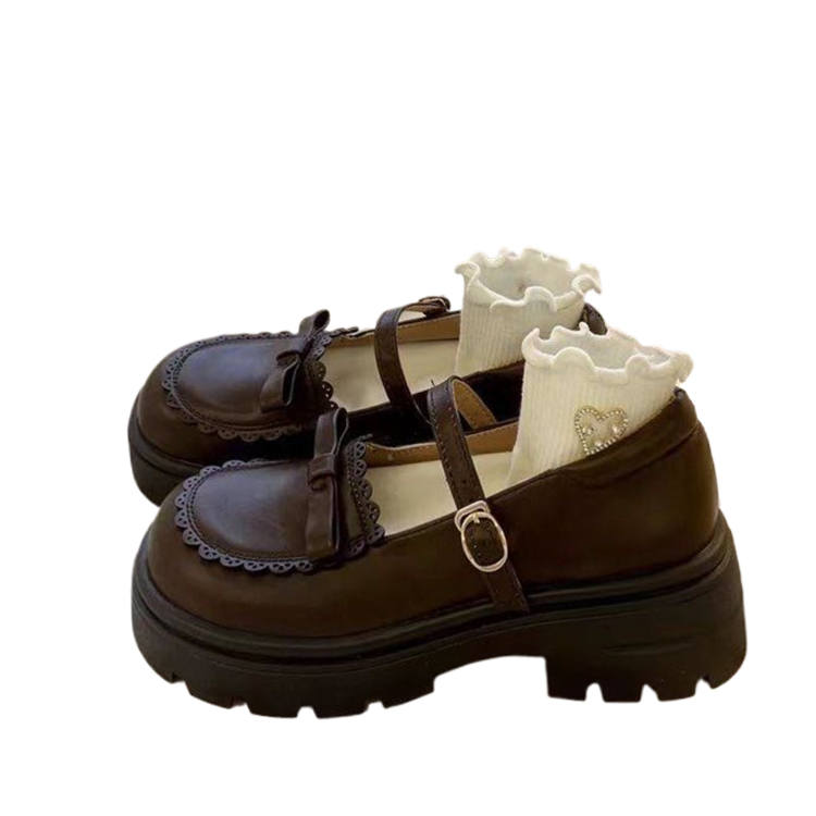 OLDDESIRE Chunky Heel Mary Jane Shoes Women's