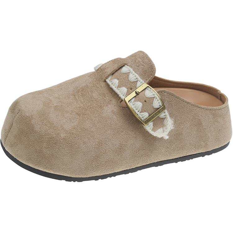 JIANGBANG Closed Toe Slippers Women's