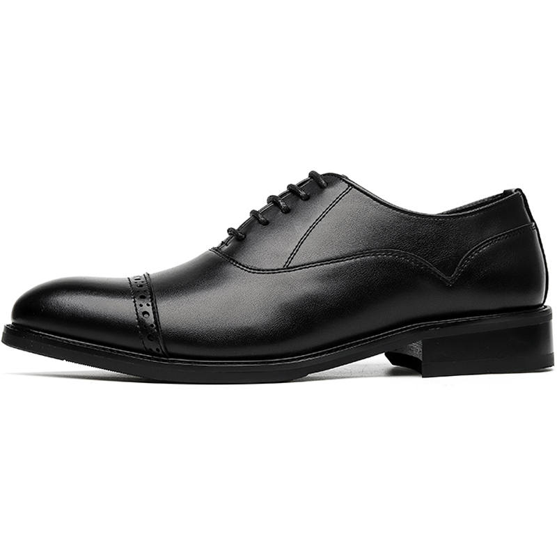SHUPATE Dress Shoes Men's Low Top Black/Brown