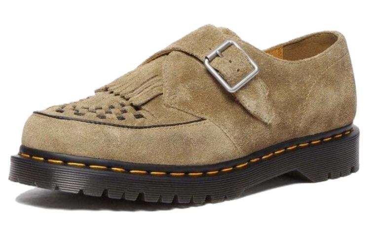 Dr.Martens Ramsey Dr.Martens Suede Kiltie Buckle Creepers 'Savannah Tan'