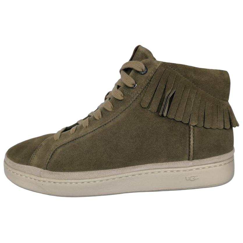 UGG UGG Cali Cow Split Leather High top Skateboard Shoes Men's Light Green