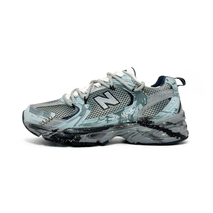 New Balance New Balance Mesh, Synthetic Leather Cushioning Breathable Low top Casual Training Running Shoes Unisex
