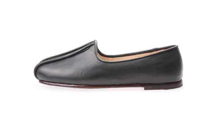 Neiliansheng Leather Shoes Neiliansheng Handcrafted Nanzi Shoes Top Grain Cow Leather Casual Shoes Men's Black