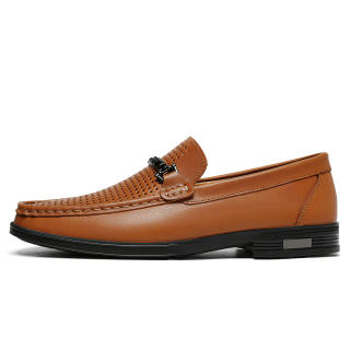 GONGNIULEITING Top Grain Cow Leather Casual Shoes Men's