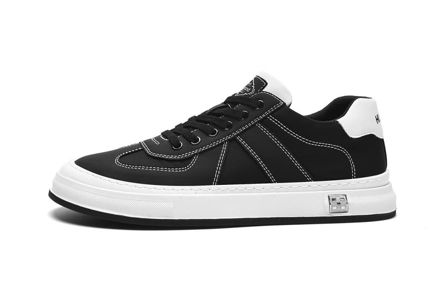 HLA Synthetic Leather, Textile Abrasion Resistant Low top Skateboard Shoes Men's