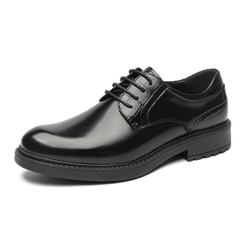 KACHILANG Dress Shoes Men's Low Top Black