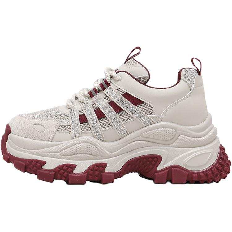 ST&SAT ST&SAT Cow Split Leather Lightweight Low top Chunky Sneakers 6.5cm Women's