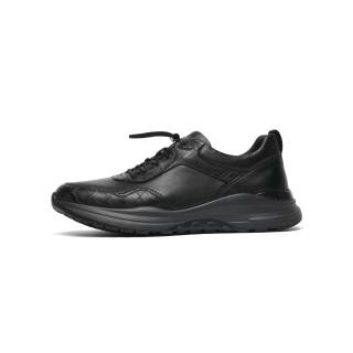LAILE Men's Casual Shoes Men's Low Top Black/Gray