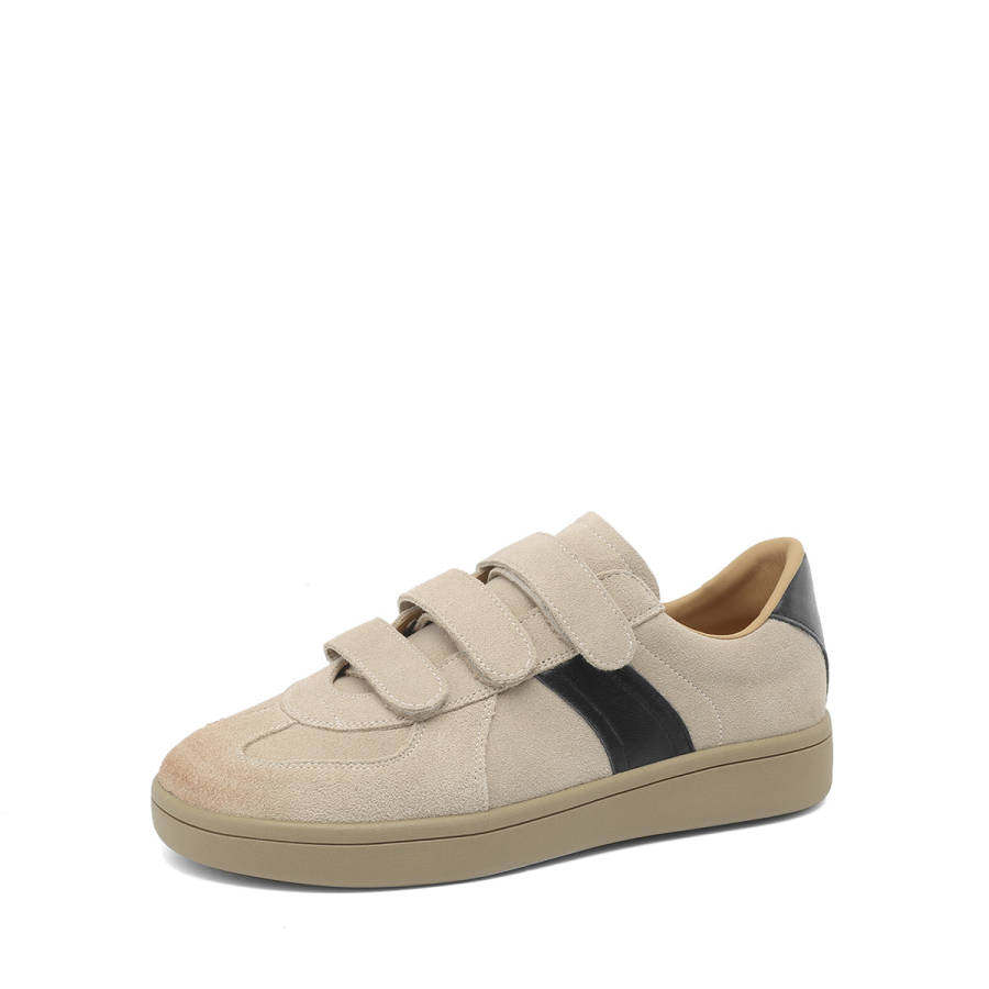 BOERDIQI Cow Split Leather Lightweight Breathable Lightweight And Breathable Low top Skateboard Shoes Women's